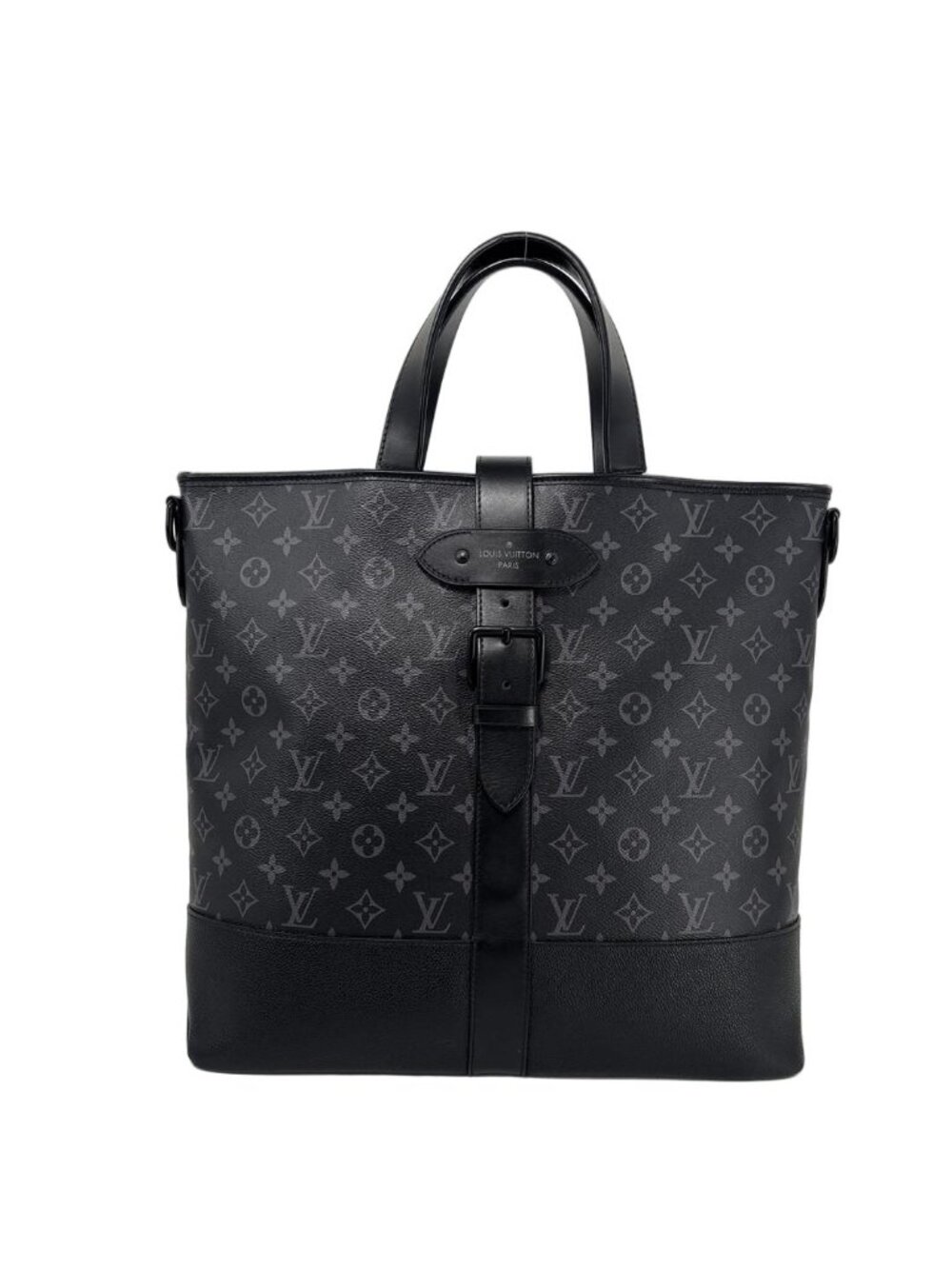 Louis Vuitton Monogram Eclipse Saumur Tote Bag